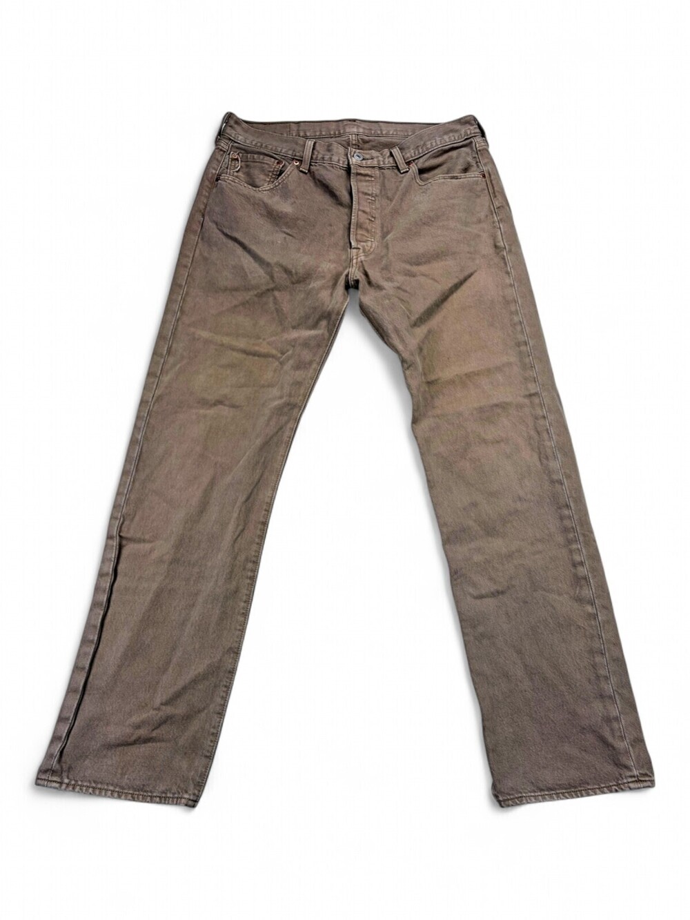 Levi's Men's Straight Jeans 34x32 Brown 100% Cotton